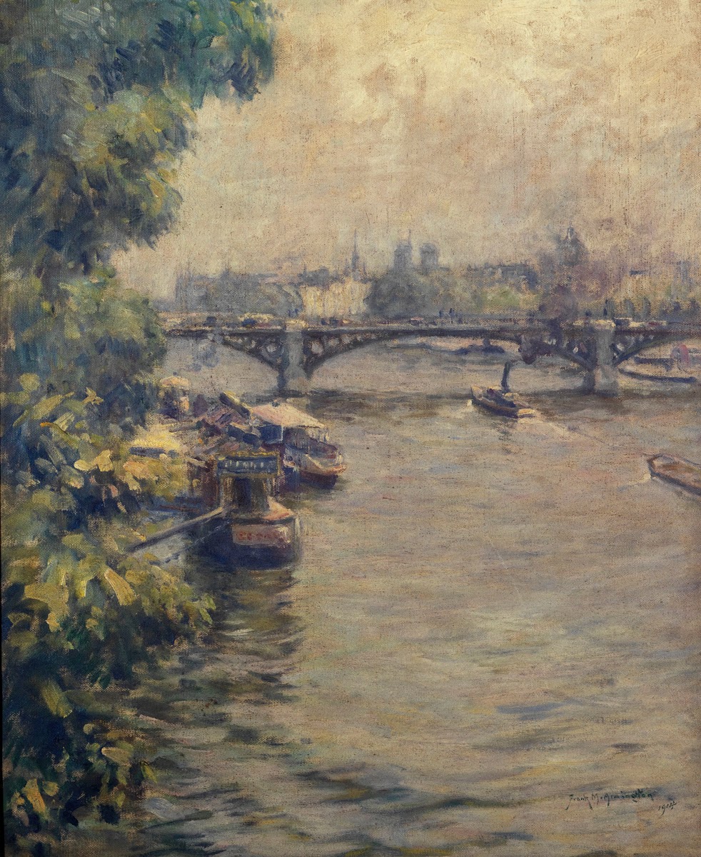 Le pont du Carrousel 1914