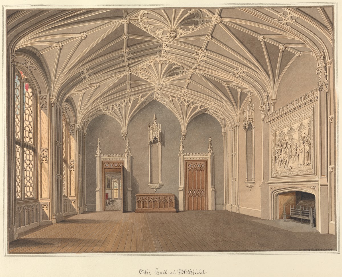 The Hall of Blithfield 1823