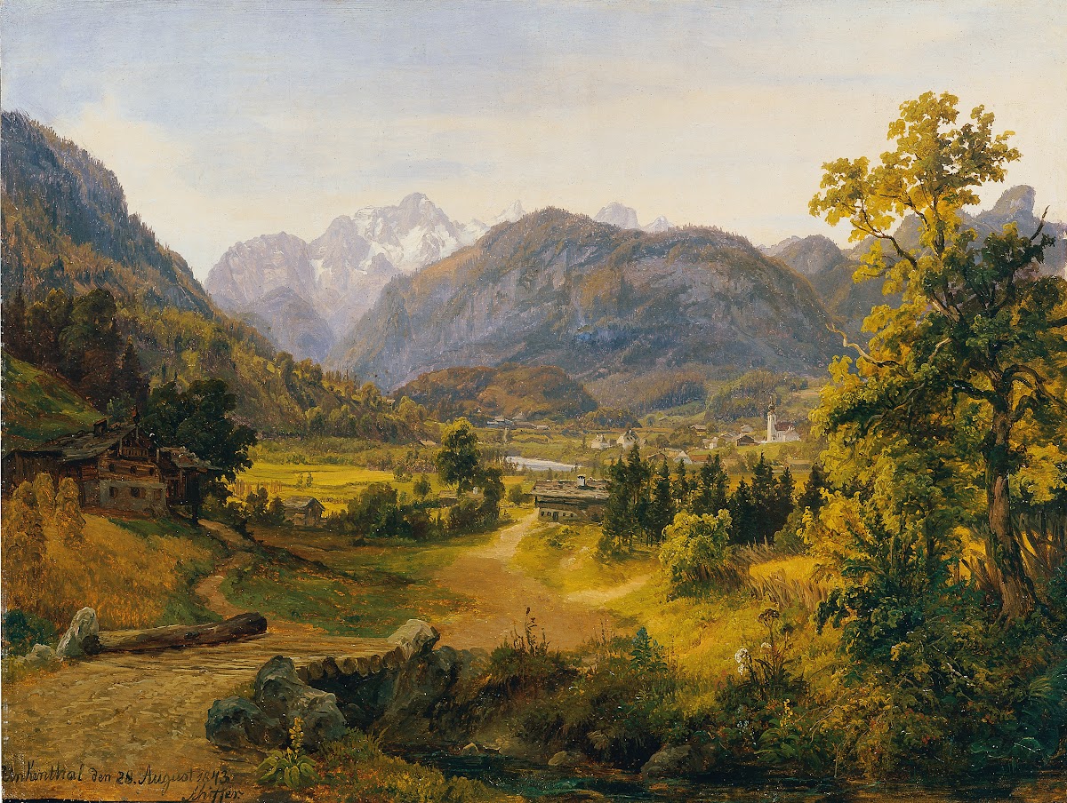 Das Unkental in Salzburg 1843