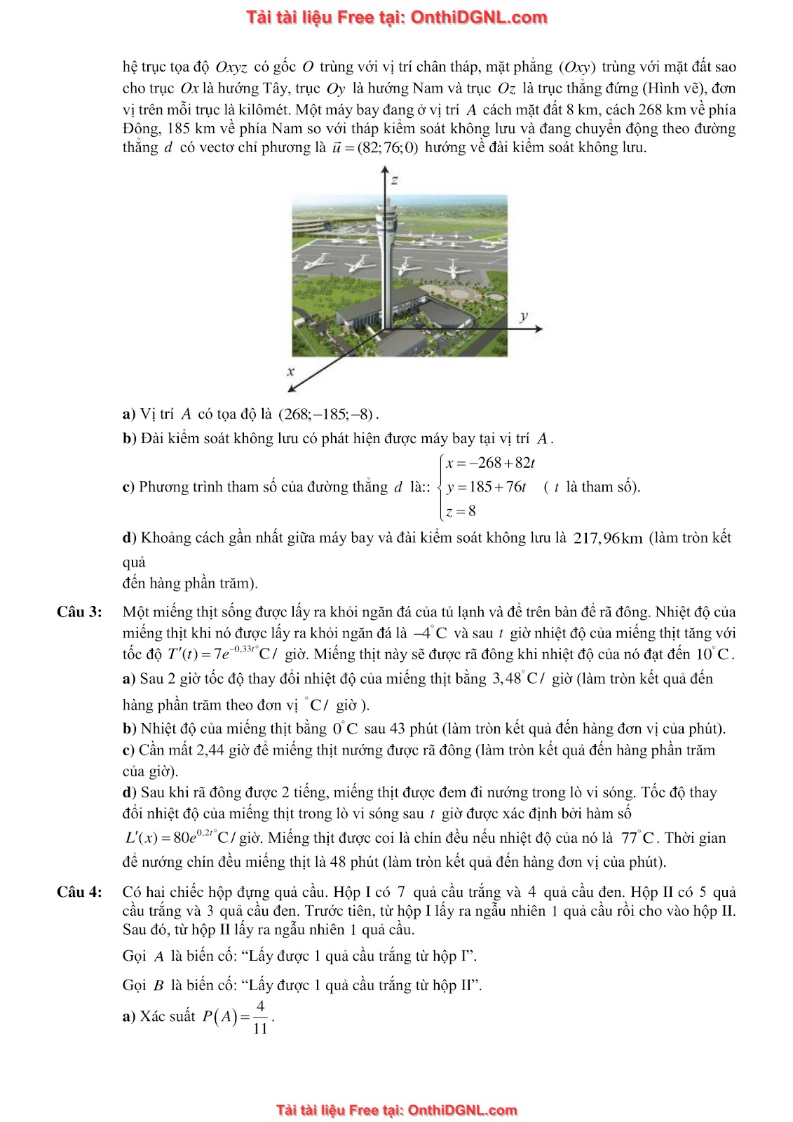 32 đề phát triển minh họa môn toán - có đáp án