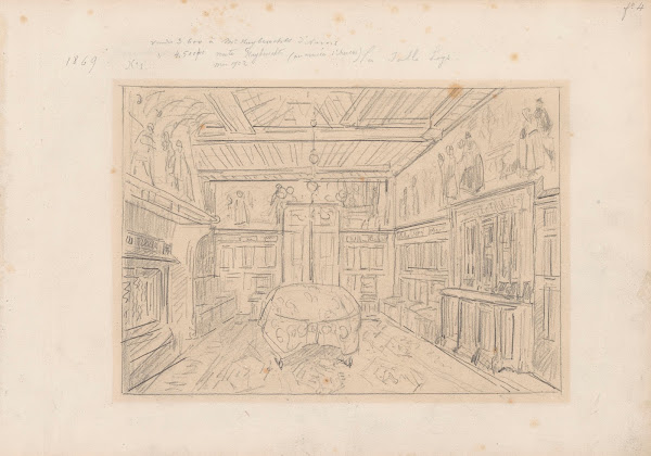 The Dining Room in the House of the Artist Henri Leys 1869