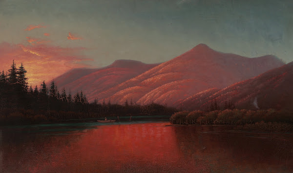 Sunset Silver Lake Cottonwood Canyon Utah 1880