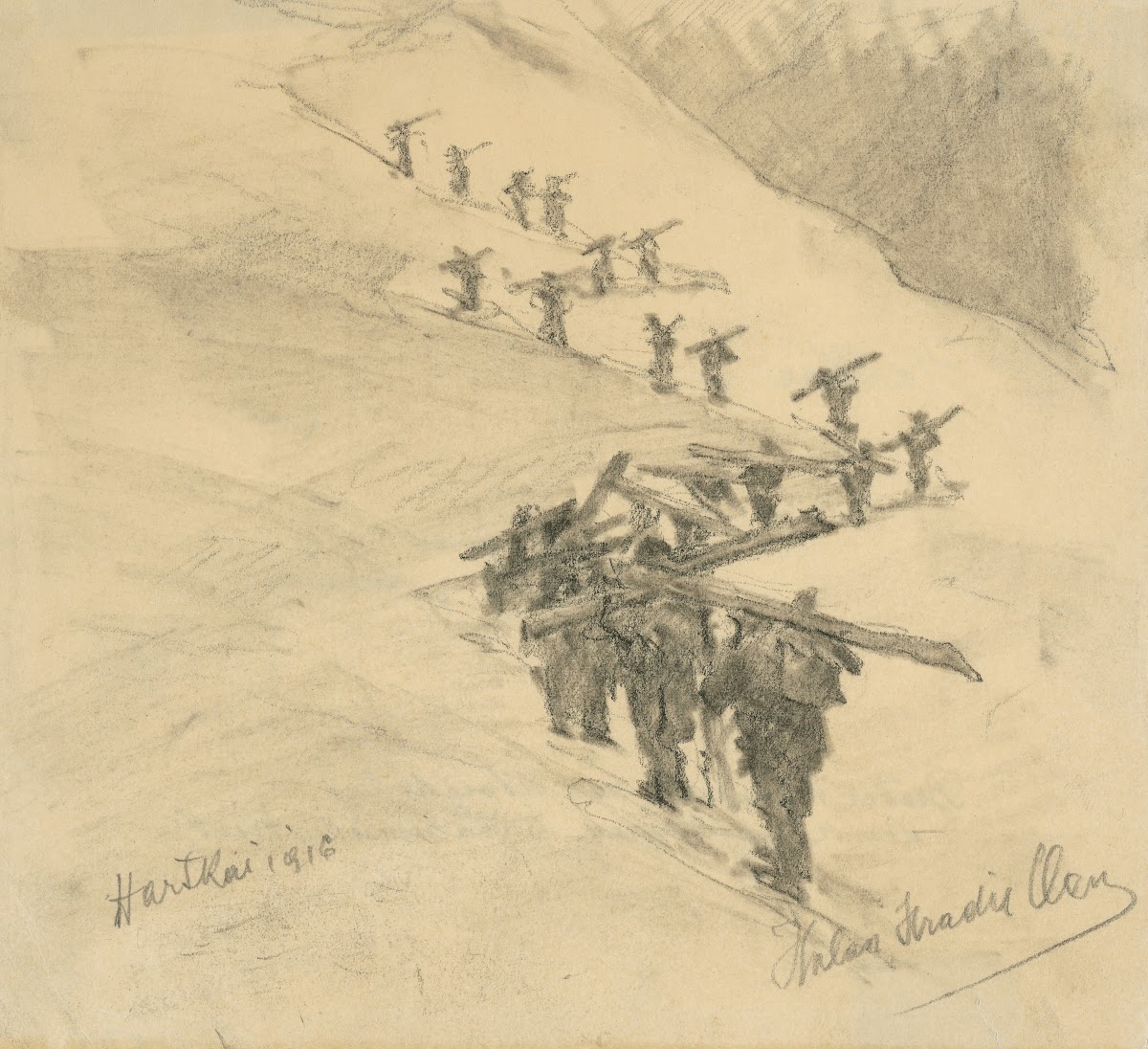 Delivering Plates and Changing Battlegroups 1916