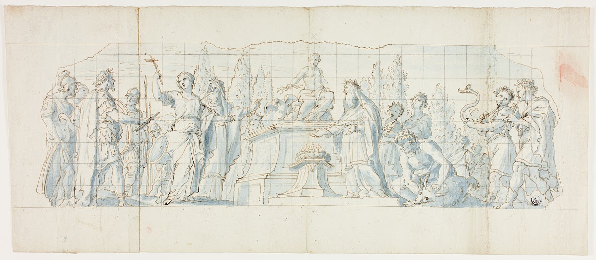 Saint Bibiana Refusing to Sacrifice to Jupiter