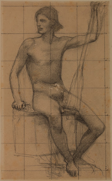 Homme assis de face tenant un aviron entre ses jambes 1883 1886