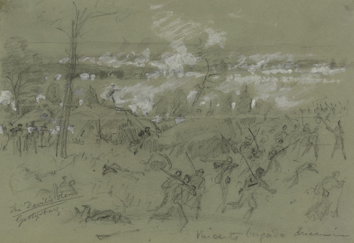 The Devils Den Gettysburg 1863