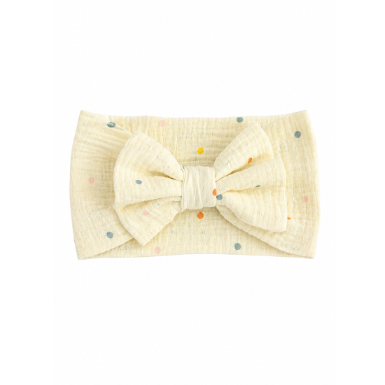 Rockabilly headband for girls Twins muslin multicolor