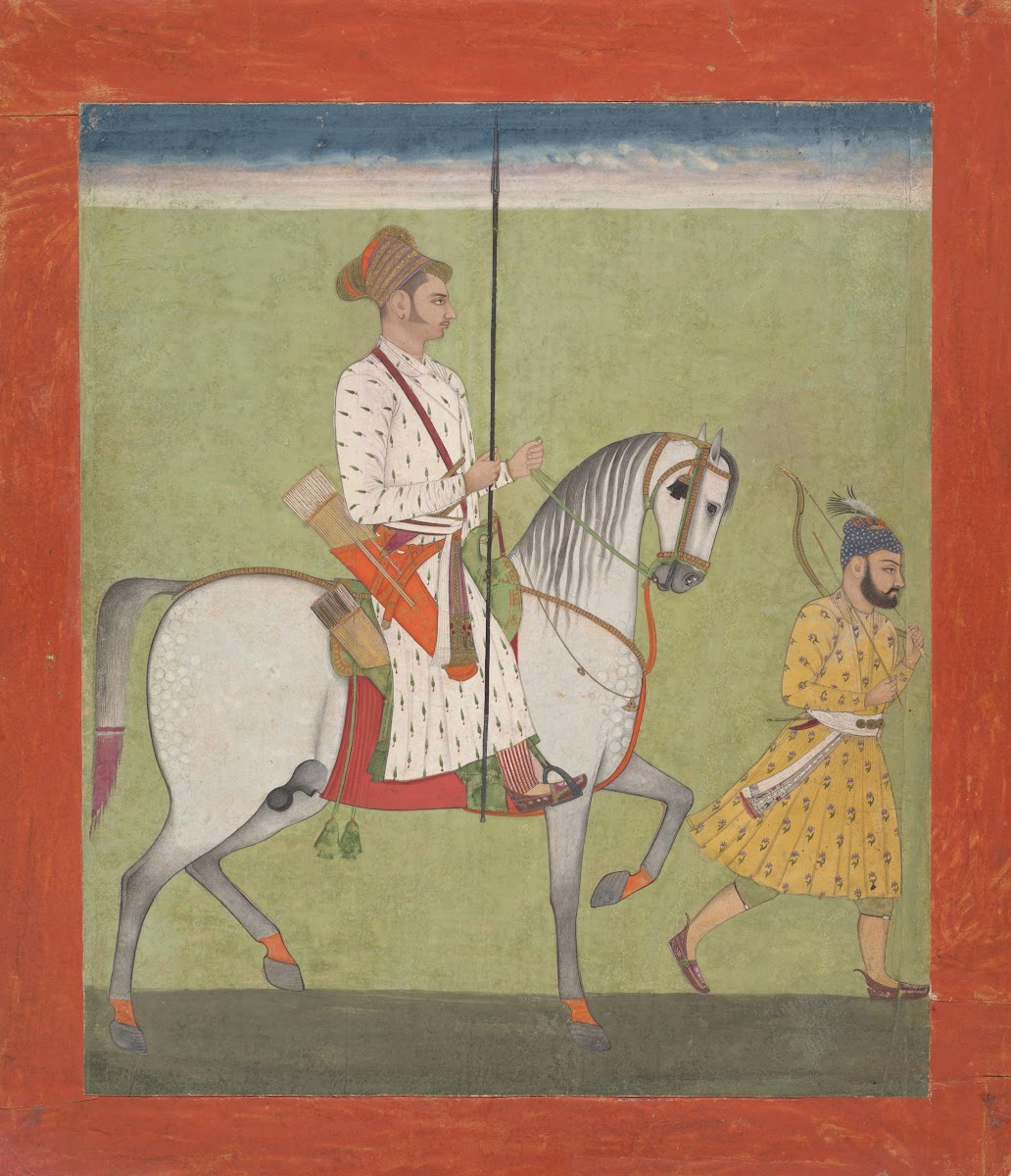 Jhujhar Singh On Horseback Ca 172030