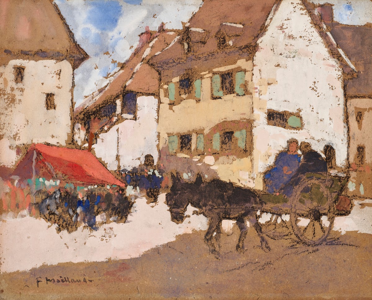 Coin de marché en Berry