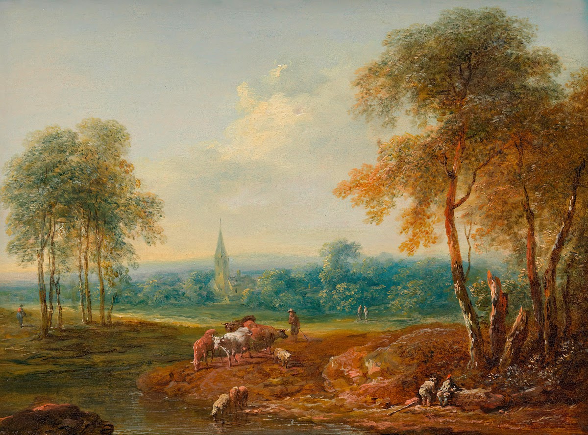 Landschaft mit Kuhherde 1761
