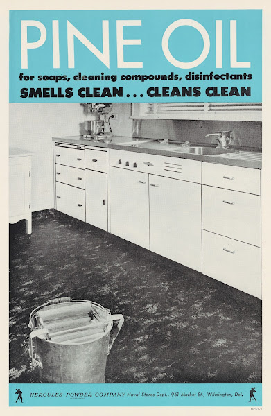 Pine Oil for soaps cleaning compounds disinfectants 1951