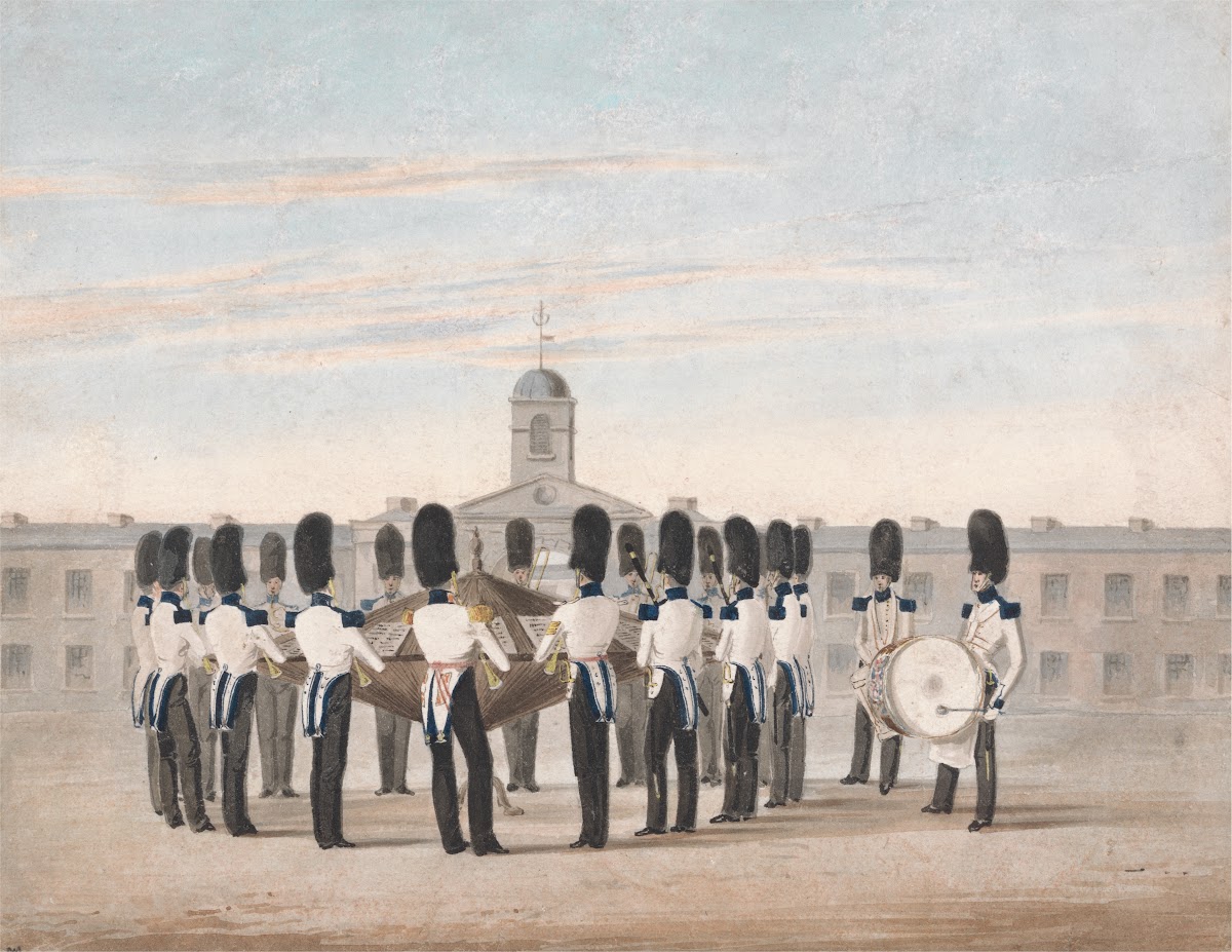 The Band of the 23rd Fusiliers 1838