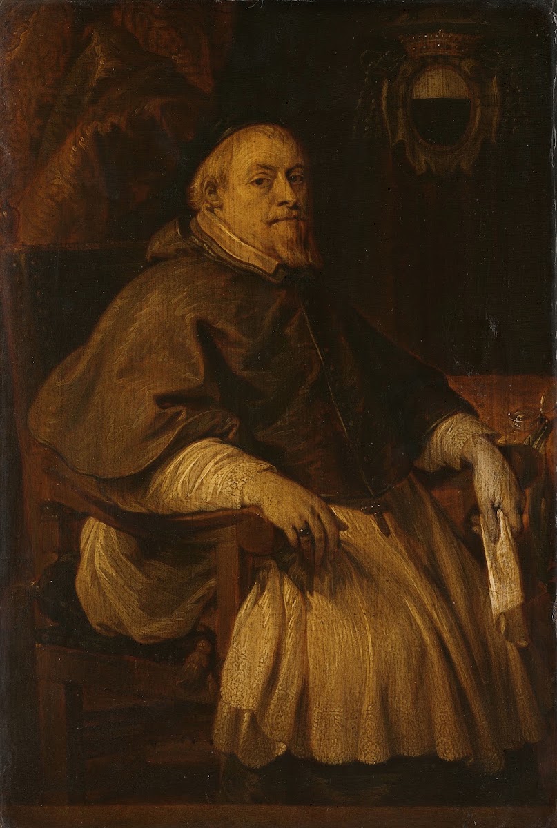Portrait of François de Gand Vilain 1647 1666 Bishop of Doornik 1651   1655