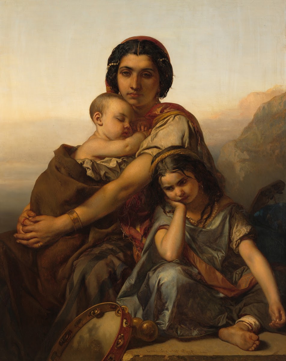A gypsy with two children 1852