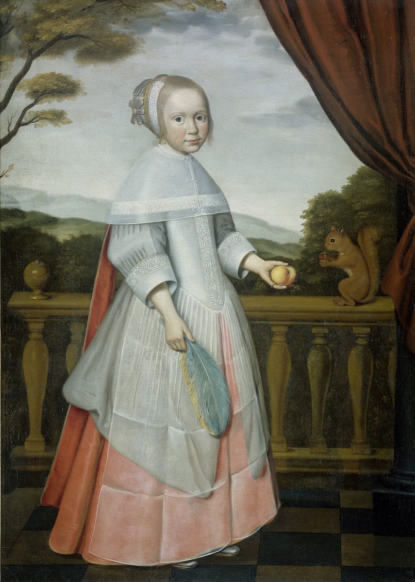 Portrait of Elisabeth van Oosten 1660 1714 as a Child 1663