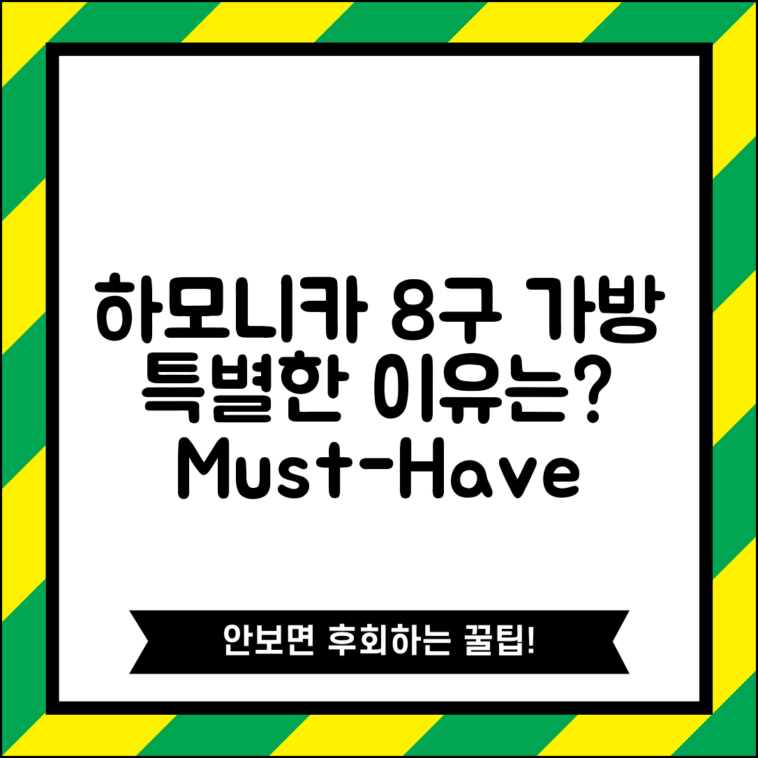 하모니카8구가방, 어떤 점이 특별할까요?