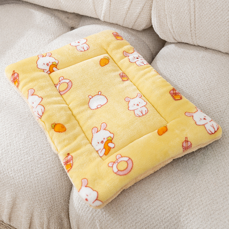Flannel Pet Blanket with Cartoon Designs