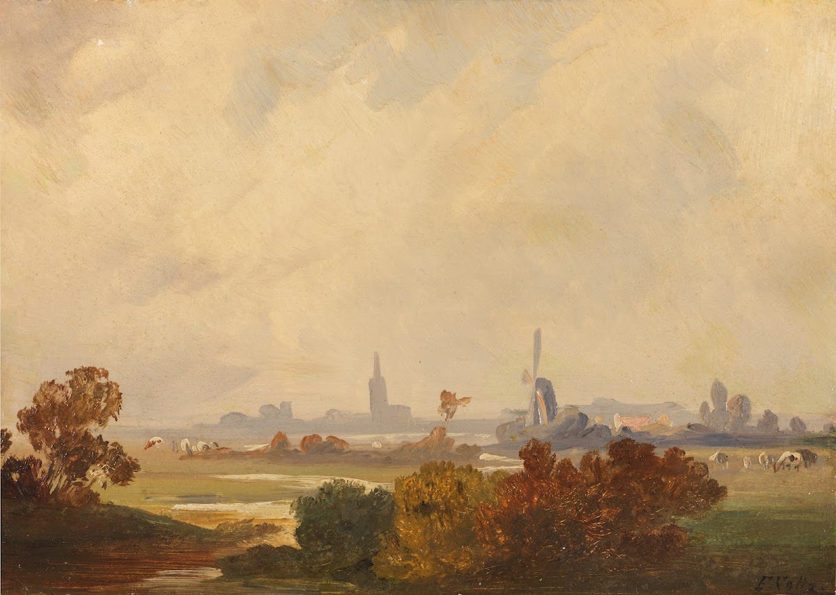 Herbstlandschaft in Holland 1846
