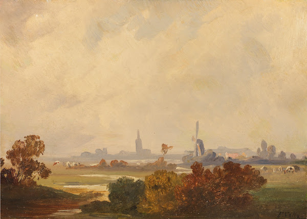 Herbstlandschaft in Holland 1846