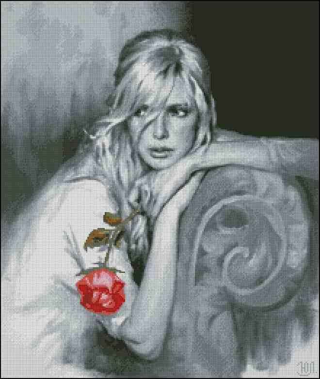 CMP 280221 Girl With A Rose