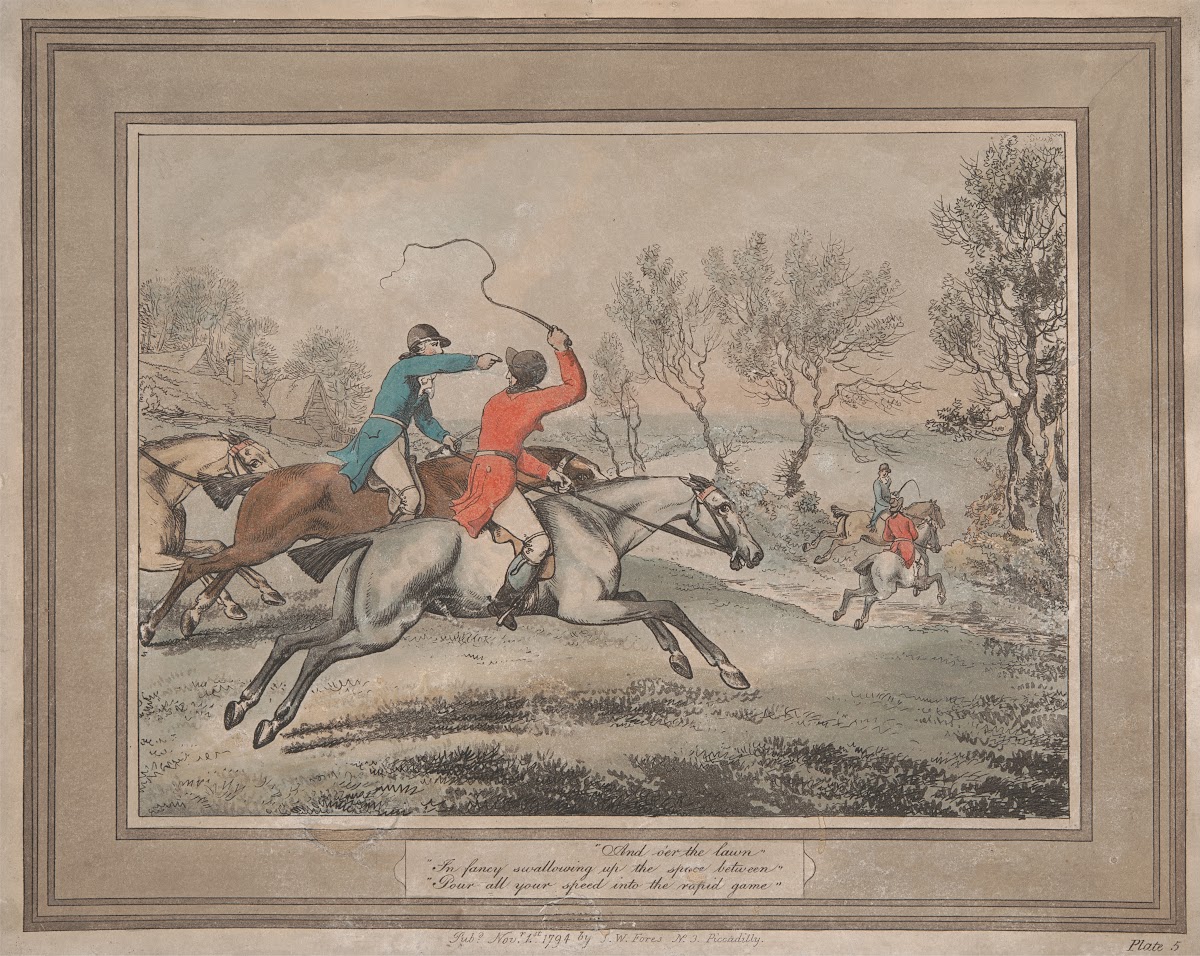 And oer the lawn 1794