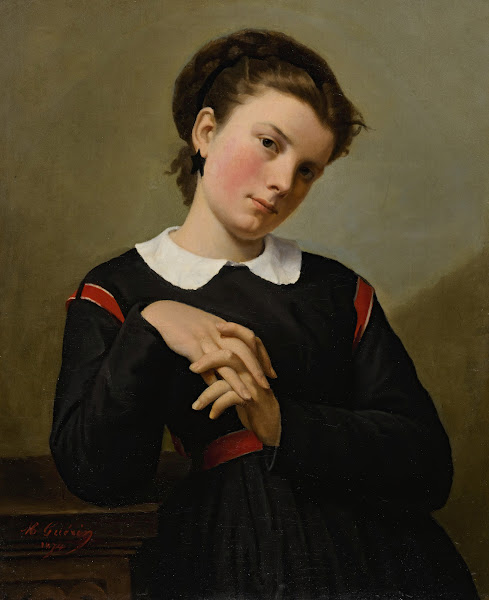 Portrait of a young woman 1874