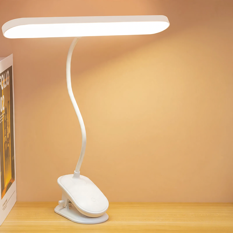 Verstellbare Klemmleuchte für Schreibtisch und Bett