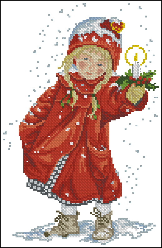 CMP ER14098 Girl With Candle