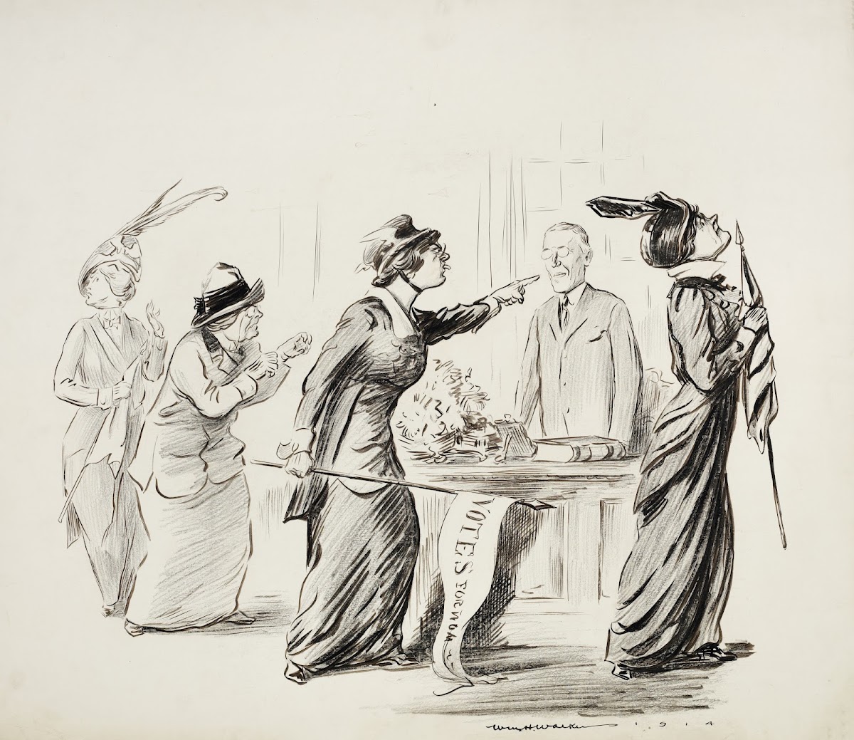 Diplomacy Making Friends with President Wilson 1914