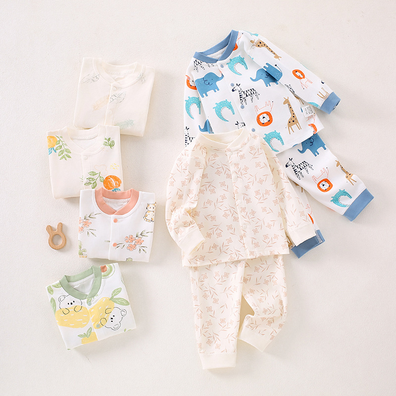 Baby Cotton Pajama Set, Two-Piece