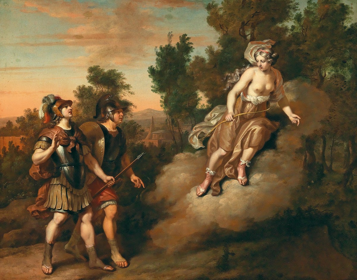 The Goddess Diana appearing before two soldiers