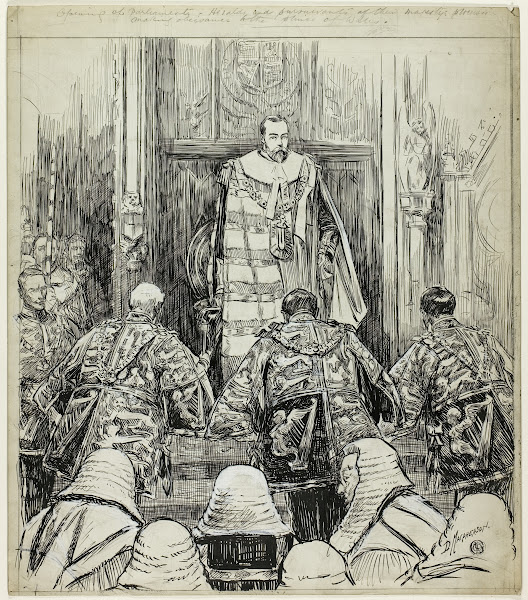 Opening Of Parliment Under Edward VII C 1904