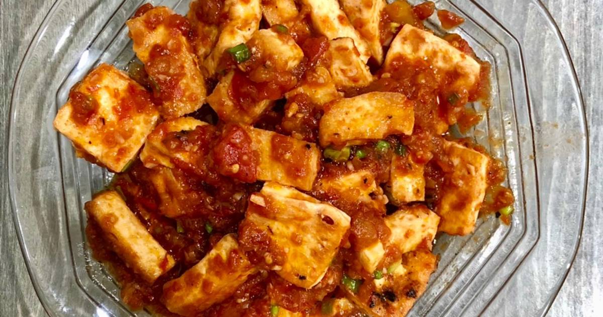 Chay: Đậu hủ sốt cà