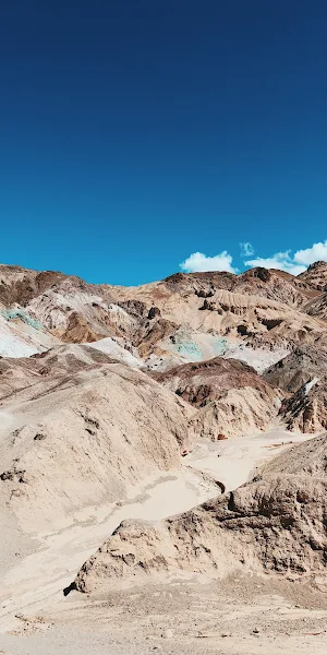 California, Usa, National Park, Artists Palette, Badlands 4K iPhone Wallpaper Background