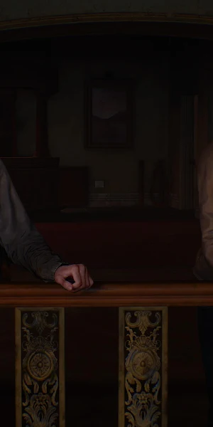 Ellie And Jesse In The Lodge 4K Wallpaper Background