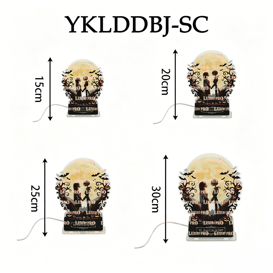Double - layer acrylic Ornament with Light