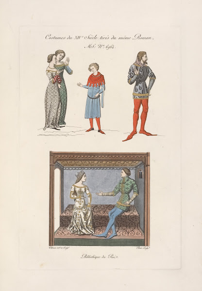 Costumes du XIVe siècle tirés du même roman MS No 6964 1839