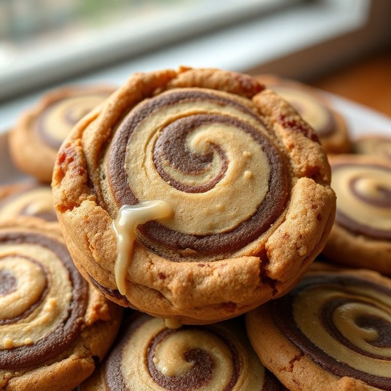 Easy Peanut Butter Brownie Swirl Cookies Recipe: Quick & Chewy Dessert Delight