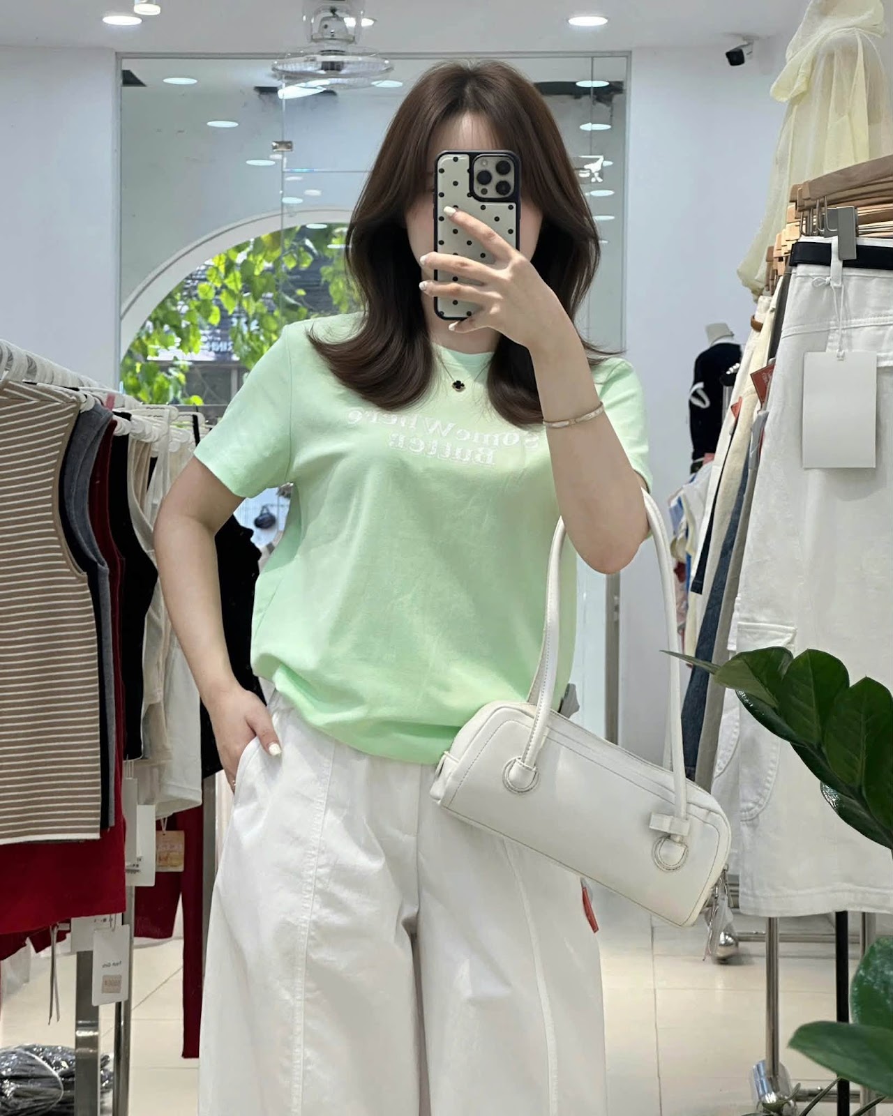 Áo thun Nafan ngắn tay cổ tròn in chữ SomeWhere XONXEN SHOP mã 721 – Image 2