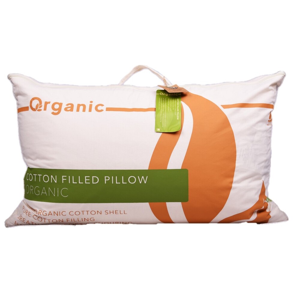 Almohada king de algodón Organic™ color blanco