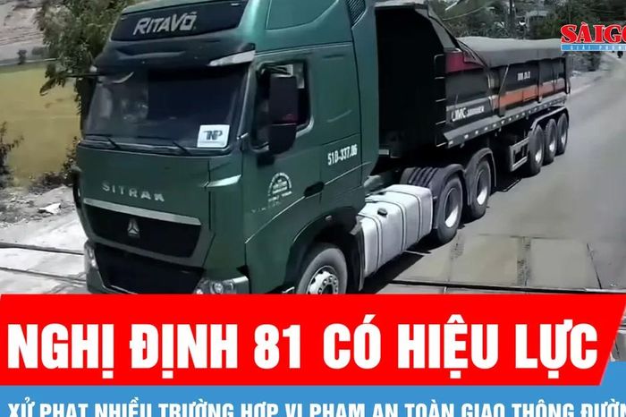 Xử phạt nhiều trường hợp vi phạm an toàn giao thông đường sắt trong ngày đầu nghị định mới có hiệu lực - Báo Sài Gòn Giải Phóng