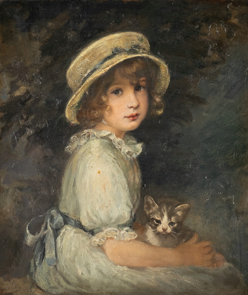 Girl With Cat