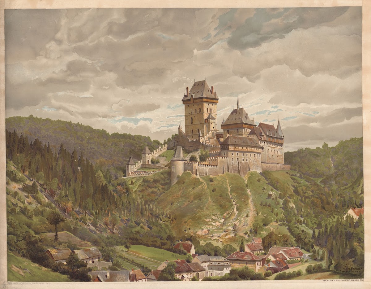 Karlštejn Castle 1890