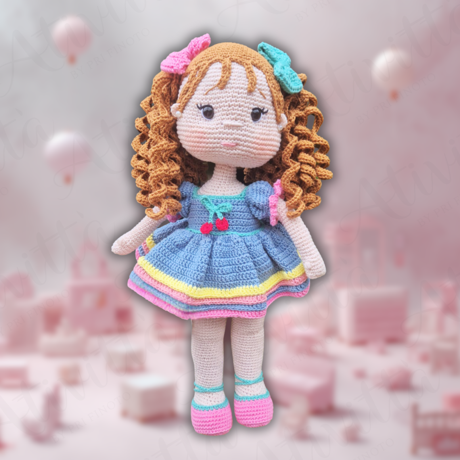 Boneca Bárbara em Crochê