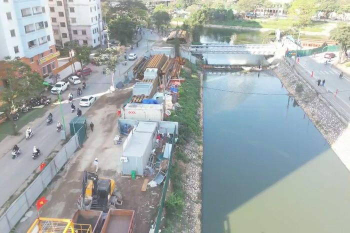 Tăng tốc về đích hạng mục xây dựng tuyến cống sông Lừ - Đài Phát thanh và truyền hình Hà Nội