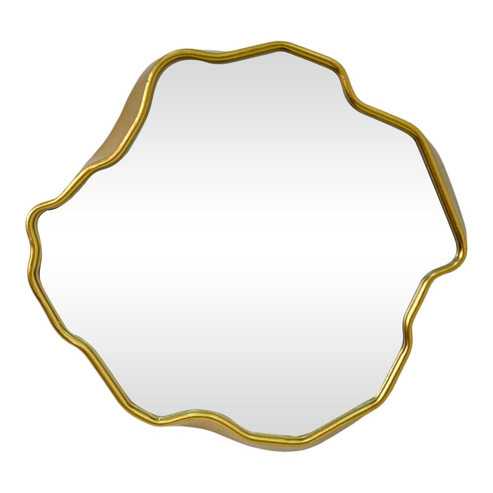 Espejo decorativo con marco de hierro Concepts™ asimétrico