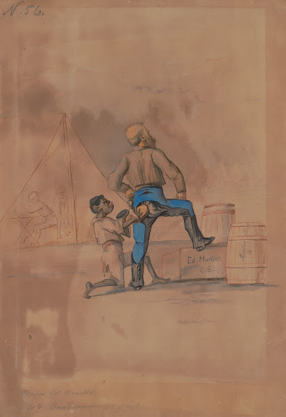 Polishing the Generals britches Major Ed Mueller Murfreesboro Tennessee 1861 186