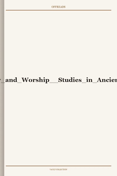 Calendar, Chronology and Worship: Studies in Ancient Judaism and Early Christianity
