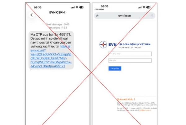 EVN warnt vor neuem Betrug mit gefälschten OTP-SMS