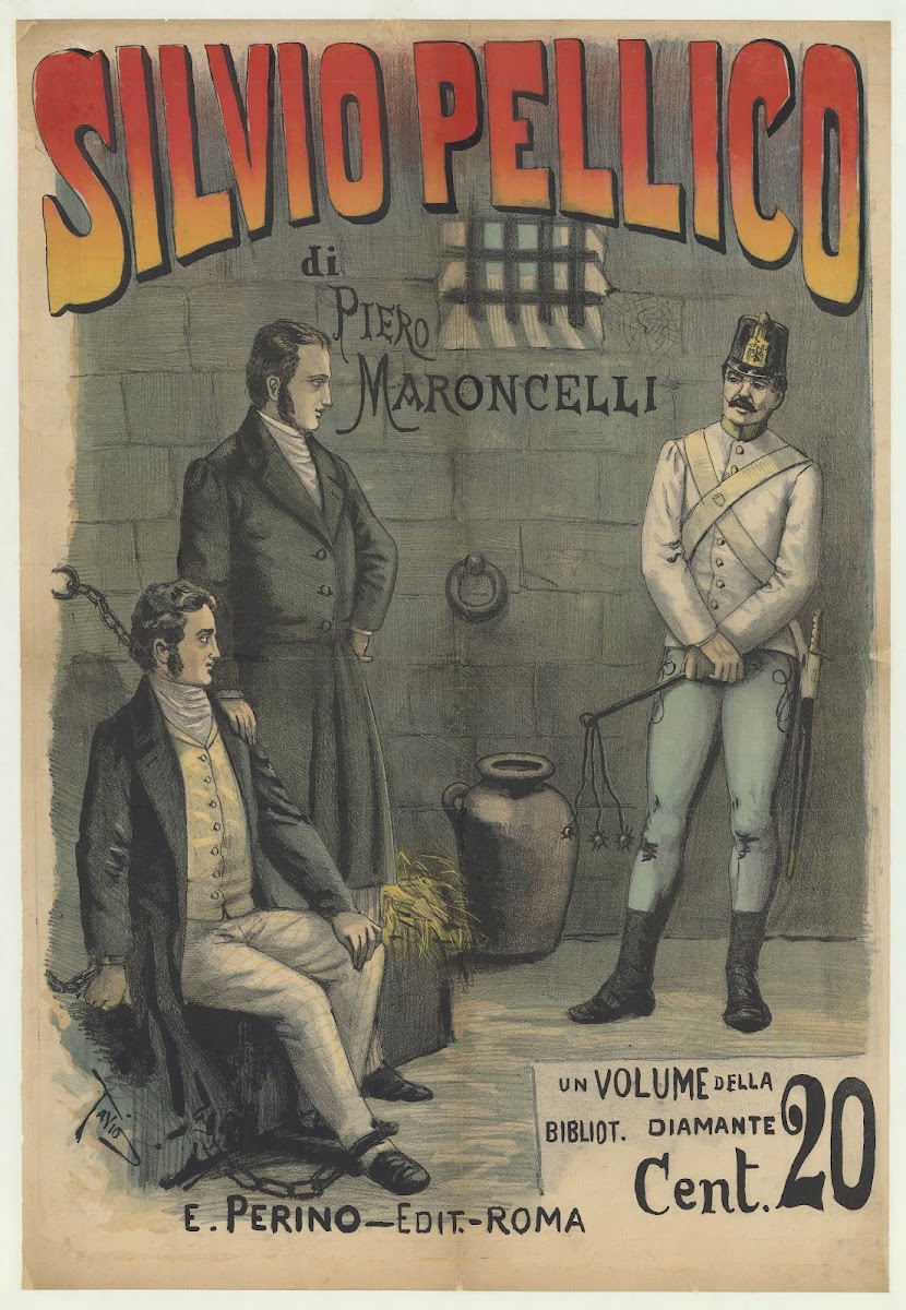 Silvio Pellico di Piero Maroncelli un volume della bibliot 1890